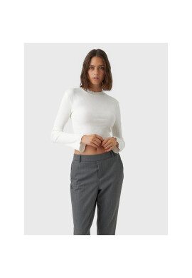 Vero Moda Блуза Hati 10275570 Бял Slim Fit - Pepit.bg