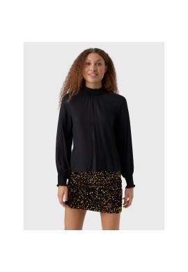 Vero Moda Блуза Kittie 10276212 Черен Relaxed Fit - Pepit.bg