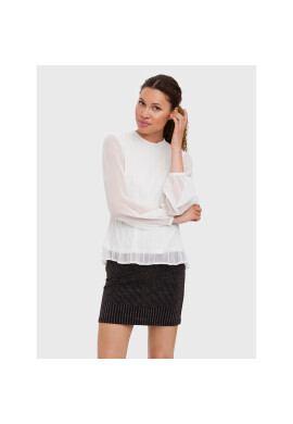 Vero Moda Блуза Klasi 10276363 Екрю Regular Fit - Pepit.bg