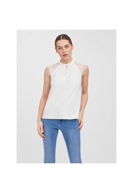 Vero Moda Блуза Milla 10226072 Бял Regular Fit - Pepit.bg