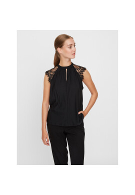 Vero Moda Блуза Milla 10226072 Черен Regular Fit - Pepit.bg