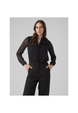 Vero Moda Блуза Milla 10295551 Черен Regular Fit - Pepit.bg