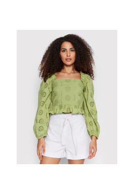Vero Moda Блуза Naima 10263156 Зелен Regular Fit - Pepit.bg