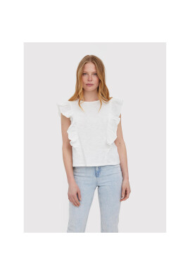 Vero Moda Блуза Ovina 10265116 Бял Regular Fit - Pepit.bg