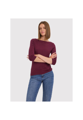Vero Moda Блуза Panda 10274133 Бордо Regular Fit - Pepit.bg