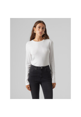 Vero Moda Блуза Roma 10293830 Бял Slim Fit - Pepit.bg