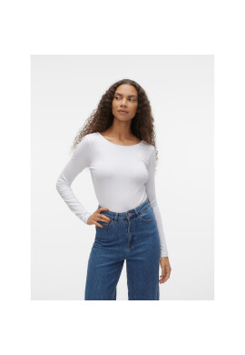 Vero Moda Боди AWARE Heaven 10298465 Бял Slim Fit - Pepit.bg