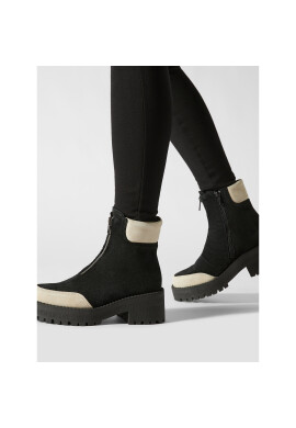 Vero Moda Боти Vmelly Leather Boot 10274886 Черен - Pepit.bg