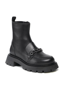 Vero Moda Боти Vmmileo Leather Boot 10262373 Черен - Pepit.bg