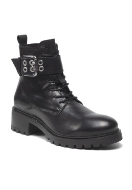 Vero Moda Боти Vmrough Leather Boot 10264287 Черен - Pepit.bg