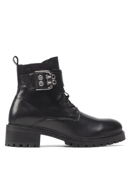 Vero Moda Боти Vmrough Leather Boot 10264287 Черен - Pepit.bg
