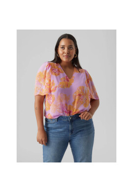 Vero Moda Curve Блуза 10289210 Виолетов Regular Fit - Pepit.bg
