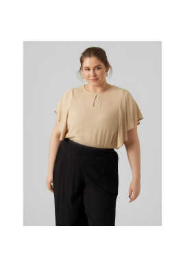 Vero Moda Curve Блуза 10294275 Кафяв Regular Fit - Pepit.bg