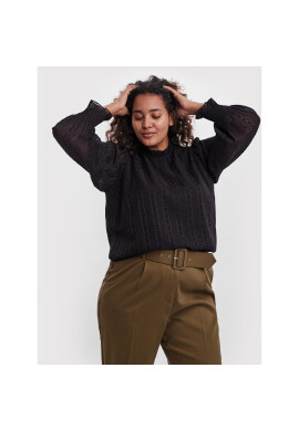 Vero Moda Curve Блуза Yasmin 10256493 Черен Regular Fit - Pepit.bg