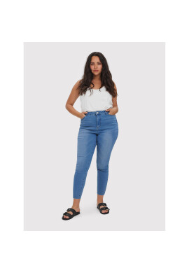 Vero Moda Curve Дънки Loraemilee 10266777 Син Slim Fit - Pepit.bg