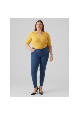 Vero Moda Curve Дънки Rudy 10287062 Син Slim Fit - Pepit.bg