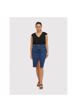 Vero Moda Curve Дънкова пола Mille 10265190 Син Regular Fit - Pepit.bg