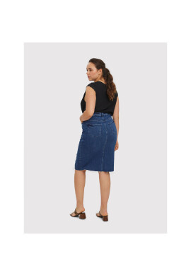 Vero Moda Curve Дънкова пола Mille 10265190 Син Regular Fit - Pepit.bg