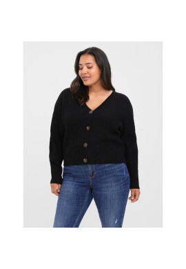 Vero Moda Curve Кардиган Lea 10276647 Черен Regular Fit - Pepit.bg