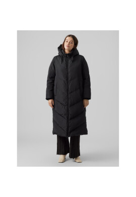 Vero Moda Curve Пухено яке Lee 10276461 Черен Regular Fit - Pepit.bg