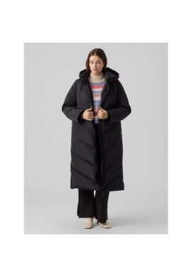 Vero Moda Curve Пухено яке Lee 10276461 Черен Regular Fit - Pepit.bg
