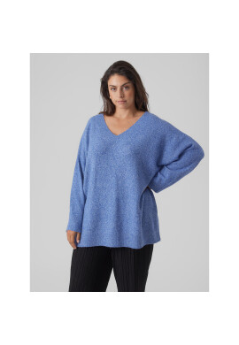Vero Moda Curve Пуловер 10297266 Син Regular Fit - Pepit.bg