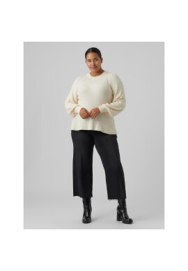 Vero Moda Curve Пуловер Holly 10276871 Екрю Regular Fit - Pepit.bg