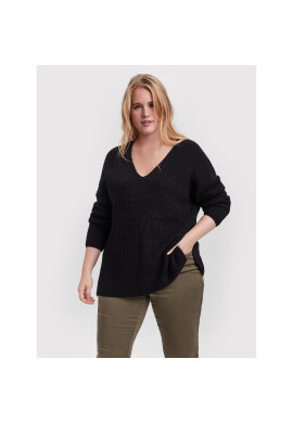 Vero Moda Curve Пуловер Lea 10252754 Черен Regular Fit - Pepit.bg