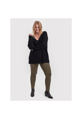 Vero Moda Curve Пуловер Lea 10252754 Черен Regular Fit - Pepit.bg