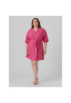 Vero Moda Curve Рокля 10294258 Розов Regular Fit - Pepit.bg