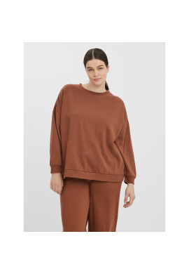 Vero Moda Curve Суитшърт Ea 10273013 Кафяв Oversize - Pepit.bg