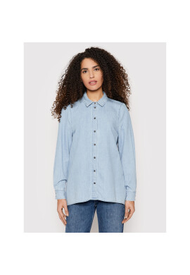 Vero Moda дънкова риза Flora 10258235 Син Oversize - Pepit.bg