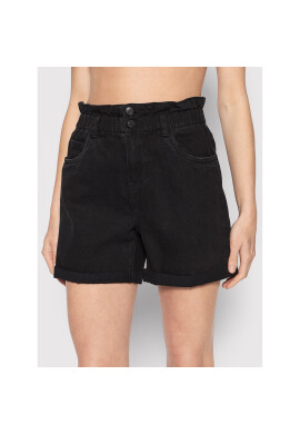 Vero Moda Дънкови шорти Nineteen 10247999 Черен Relaxed Fit - Pepit.bg