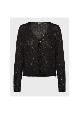 Vero Moda Кардиган Eilani 10277169 Черен Regular Fit - Pepit.bg