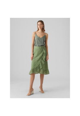 Vero Moda Миди пола Sara 10282448 Зелен Regular Fit - Pepit.bg