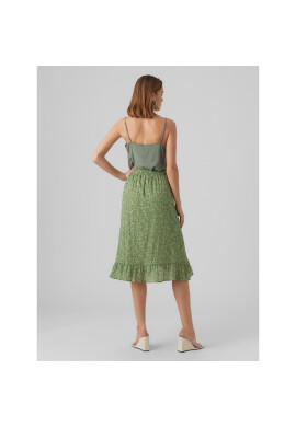 Vero Moda Миди пола Sara 10282448 Зелен Regular Fit - Pepit.bg