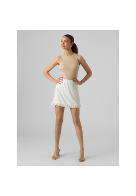 Vero Moda Мини пола Tassa 10286069 Бял Regular Fit - Pepit.bg