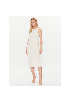 Vero Moda Пола тип молив 10297682 Бежов Slim Fit - Pepit.bg