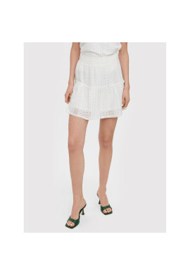 Vero Moda Пола тип трапец Honey 10272488 Бял Regular Fit - Pepit.bg