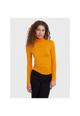 Vero Moda Поло Ella 10271620 Оранжев Regular Fit - Pepit.bg