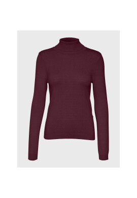 Vero Moda Поло Happiness 10238127 Бордо Regular Fit - Pepit.bg