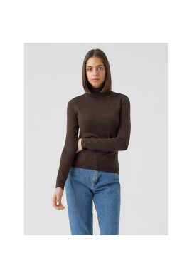 Vero Moda Поло Happiness 10238127 Кафяв Regular Fit - Pepit.bg