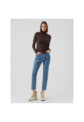Vero Moda Поло Happiness 10238127 Кафяв Regular Fit - Pepit.bg
