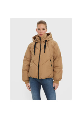 Vero Moda Пухено яке Beverly 10267111 Кафяв Regular Fit - Pepit.bg