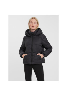 Vero Moda Пухено яке 10273951 Черен Regular Fit - Pepit.bg
