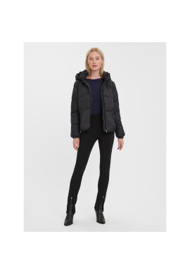 Vero Moda Пухено яке 10273951 Черен Regular Fit - Pepit.bg