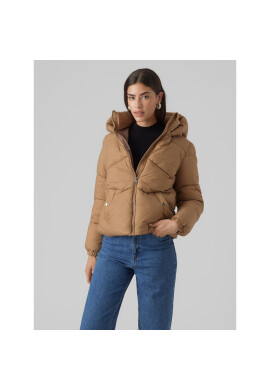 Vero Moda Пухено яке 10273951 Кафяв Regular Fit - Pepit.bg