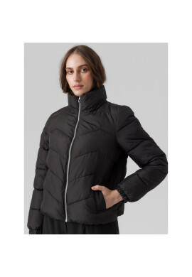 Vero Moda Пухено яке 10289824 Черен Regular Fit - Pepit.bg