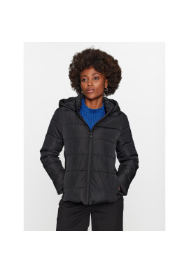 Vero Moda Пухено яке 10289837 Черен Regular Fit - Pepit.bg