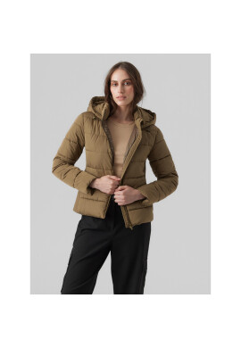 Vero Moda Пухено яке 10289837 Кафяв Regular Fit - Pepit.bg